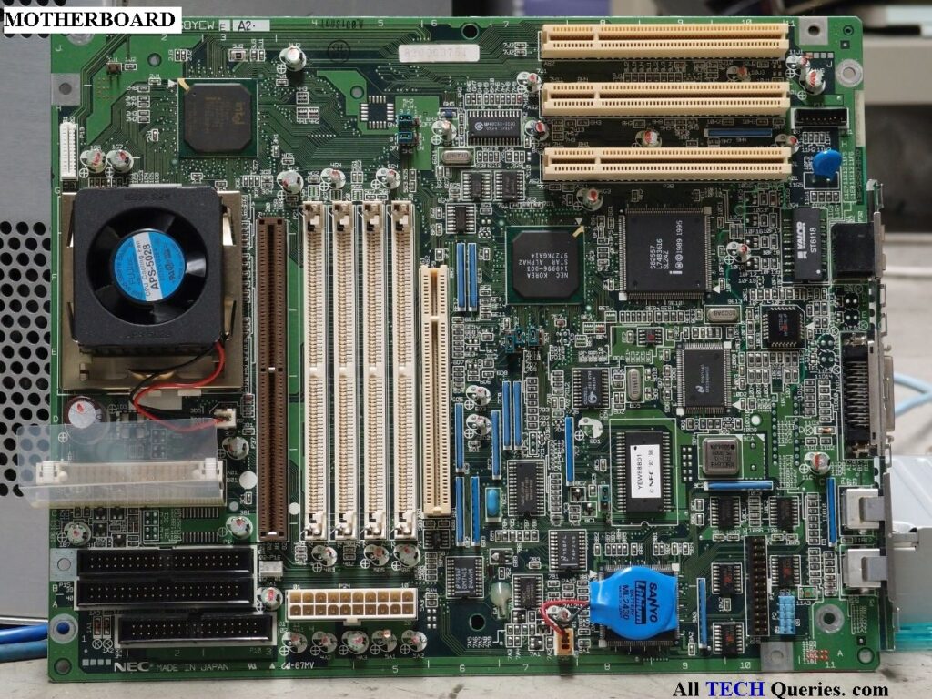 Components of a Computer Motherboard