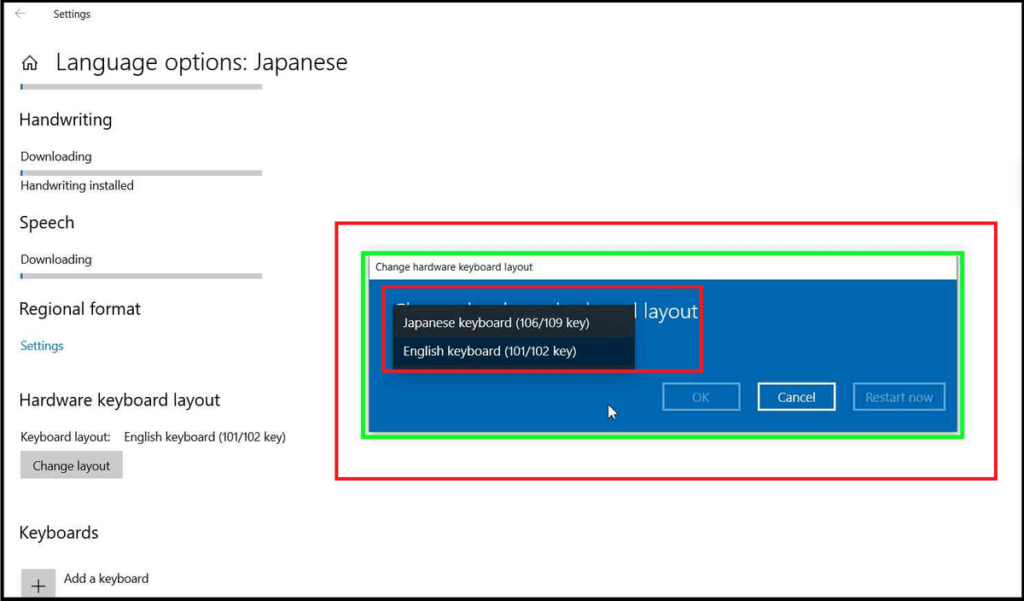 Change Keyboard Layout