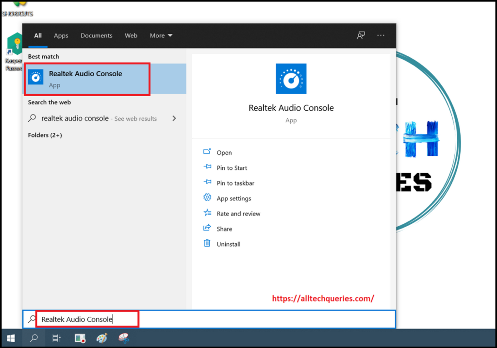 Realtek Audio Console