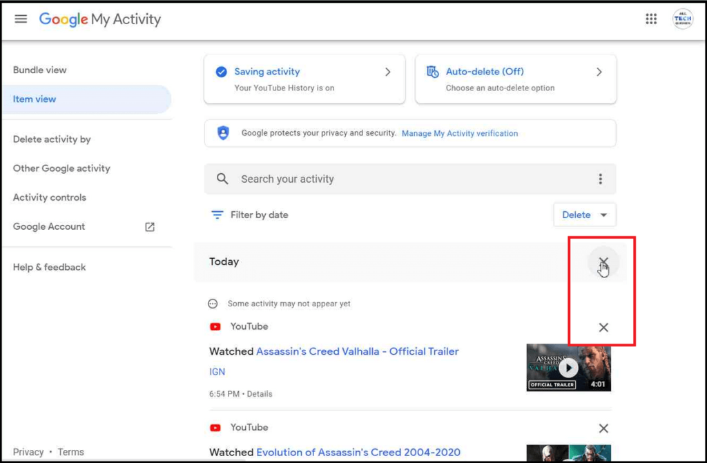 How to Delete YouTube History in PC and Mobile Do you want to know How to Delete YouTube History and Search History? You are at the right place. YouTube is the most popular video streaming website on the Internet, which is used by nearly 2 billion users all over the world. When a user logs into YouTube, it stores all the previously watched videos and searched terms in the YouTube History. This feature help users to research or rewatch a video conveniently. However, some users don't like to store their watch history or search history on their devices for various reasons. Therefore, YouTube also allows its users to clear YouTube history. Although it is not difficult to delete YouTube history, some users couldn't find the option easily. Hence, here is a step-by-step guide on How to Delete YouTube History & Search History on both PC and Mobile. How to Delete YouTube History on PC: On the home page of YouTube, you will find a burger menu in the upper left corner. (As you can see in the image). Now, click on History. Here you can remove videos individually by clicking on the cross button. Or, you can click on the Clear All Watch History option and click on Clear Watch History. As you can see, all the videos in the History are deleted. To Delete YouTube Search History as well, follow the below tutorial. How to Delete YouTube Search History on PC: In the History menu, click on Manage All History option. It will open up Google My Activity tab. You can remove the YouTube Search History one by one by using the cross button. Or click on the Delete button to delete the complete search history. Moreover, you can choose to delete last hour History, last day History, or all-time History. How to Delete YouTube History on Android or iPhone: After you open the YouTube app on your mobile, click on your profile picture on the upper-right edge, and click on Settings to open Account Settings. Next, click on the History and Privacy settings. Here you can clear both YouTube Search History and Watch History. YouTube Incognito Mode: YouTube cares about the privacy of its users. Therefore, it provided an Incognito Mode, which allows the users to watch videos anonymously. When you turn on the Incognito Mode, YouTube doesn't store the Search History and Watch History. How to use YouTube Incognito Mode: If you are using YouTube on a PC, you need to open the browser's incognito mode and use YouTube.com. On the other hand, if you are using the YouTube app on mobile, you need to click on the Profile pic to open Account Settings and select Turn On Incognito mode. YouTube History feature helps you rewatch the videos and monitor your kids' activities. But sometimes, you might need to clear the Watch and Search History. In such cases, this article on How to Delete YouTube History in PC and Mobile will be helpful.