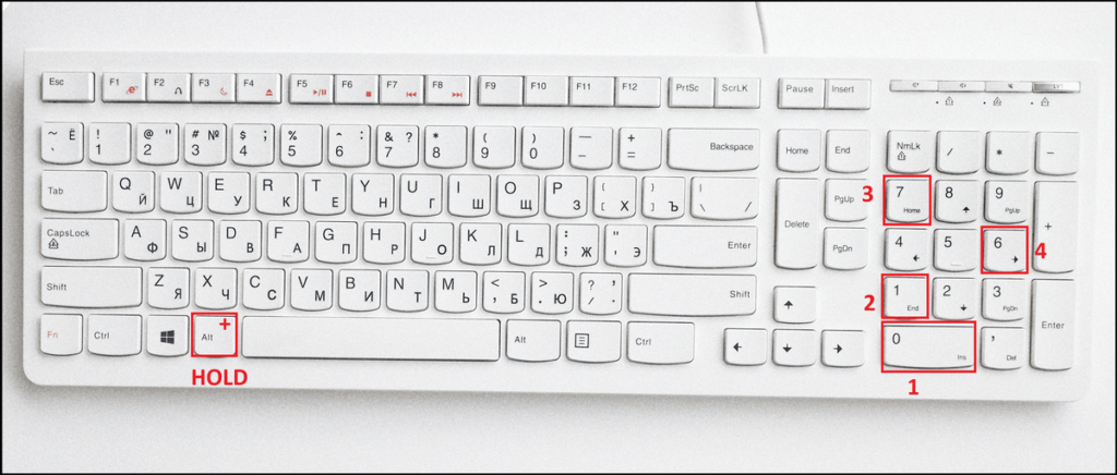 Keyboard Shortcut for Degree Symbol