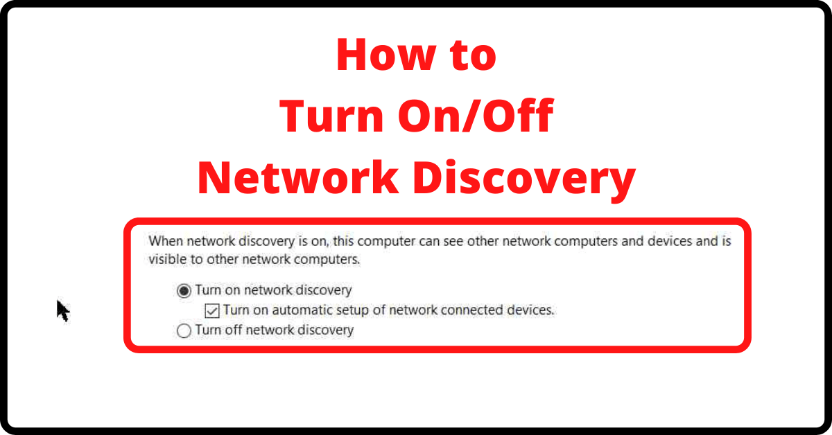 how to turn on network discovery, turn on network discovery windows 10, network discovery, turn on network discovery, network discovery is turned off