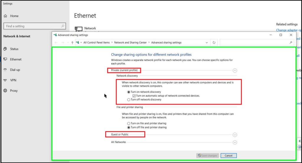 how to turn on network discovery, turn on network discovery windows 10, network discovery, turn on network discovery, network discovery is turned off