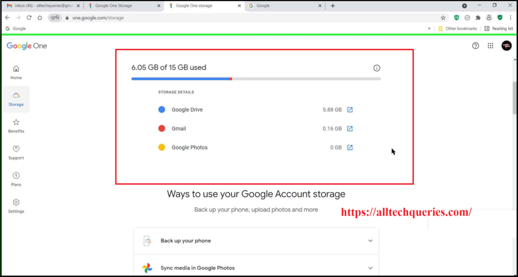 how to check google photos storage, google storage usage, check google storage usage