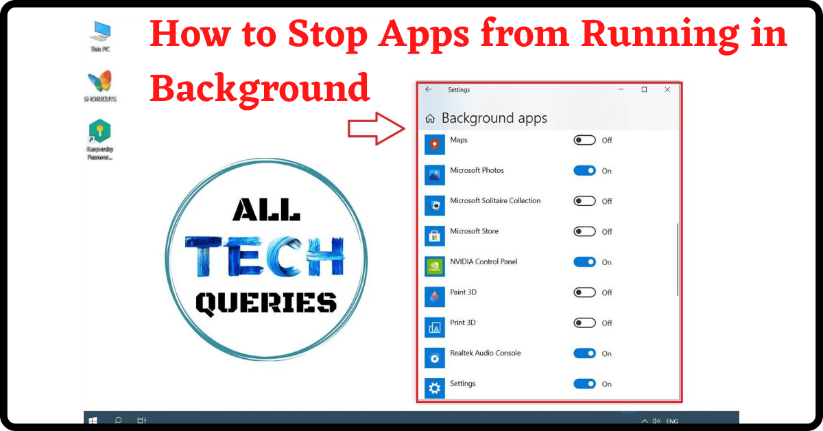 How to Stop Apps from Running in the Background