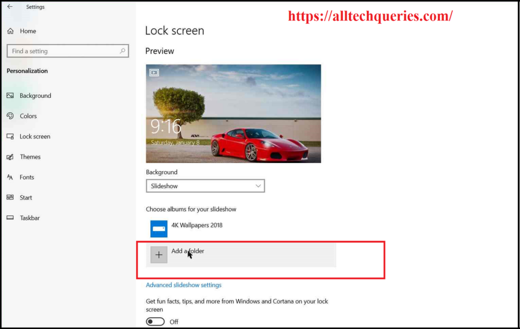 windows 10 lock screen slideshow not working, how to make a slideshow lock screen windows 10, lock screen slideshow not working, Windows Slideshow, Lock screen Slideshow