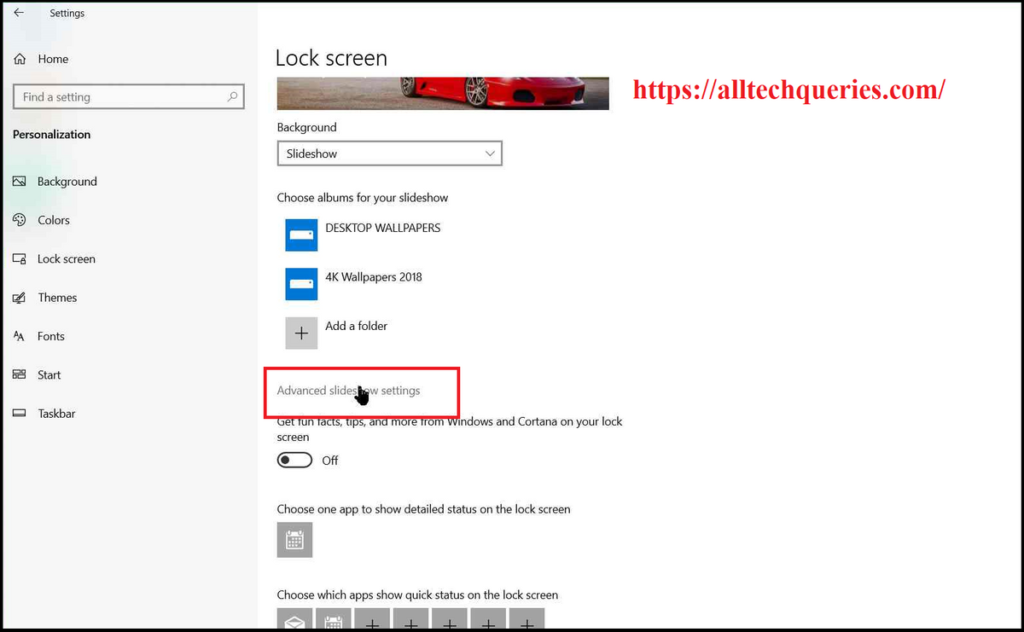 windows 10 lock screen slideshow not working, how to make a slideshow lock screen windows 10, lock screen slideshow not working, Windows Slideshow, Lock screen Slideshow