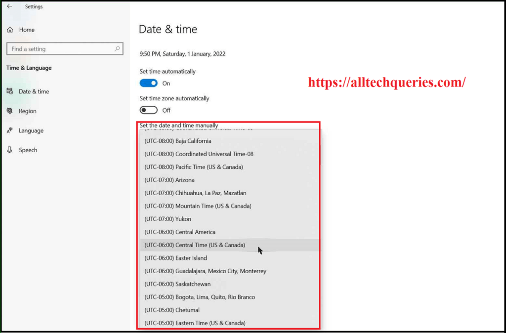 How to Change Time Zone on Windows 10, Change Time Zone Windows 10, How to Change the Time Zone on Windows 10, Windows 10 Change Time Zone