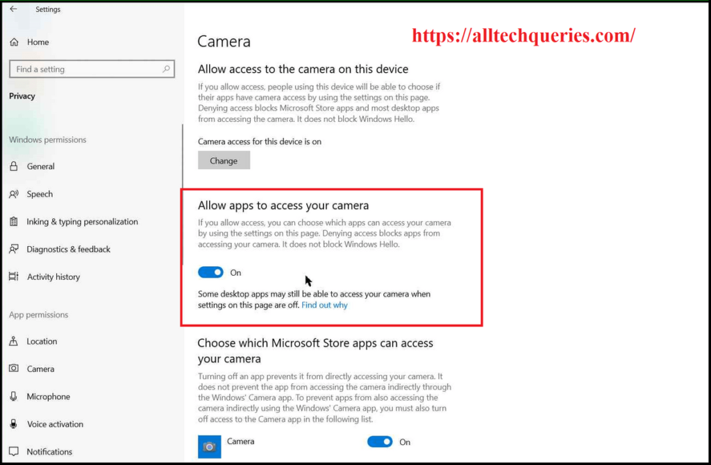 Disable Apps from using Camera, Disable Apps from using Mic, How to Disable Apps from using Camera, Disable Camera on Windows 10