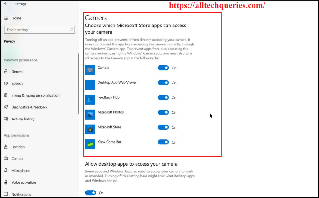 Disable Apps from using Camera, Disable Apps from using Mic, How to Disable Apps from using Camera, Disable Camera on Windows 10