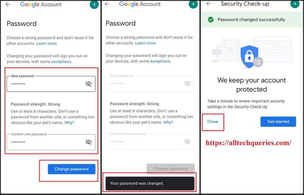 how to change password on gmail, change password on gmail, how to change gmail password in mobile