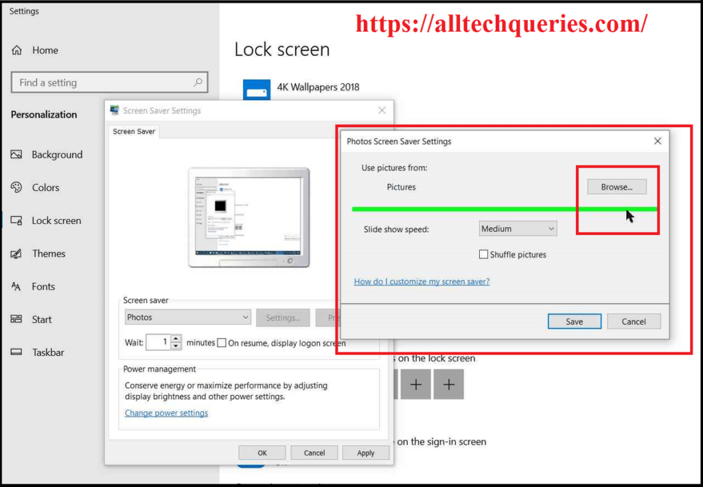 how to change screensaver on windows 10, how to turn off screensaver in windows 10, how to change screensaver