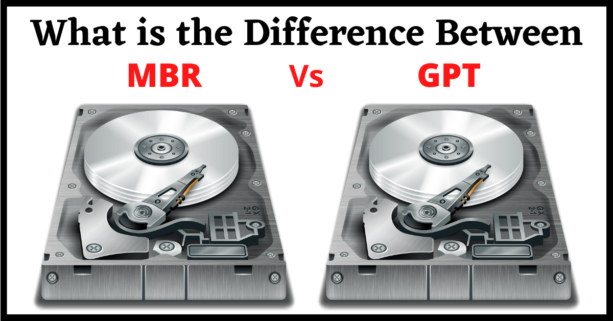 mbr or gpt for hdd, mbr or gpt for ssd, difference between mbr and gpt, mbr vs gpt, mbr or gpt