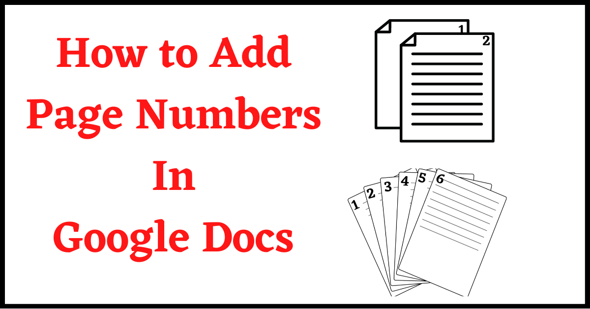 how to add page numbers in google docs, how to add page number in google docs, add page numbers in google docs