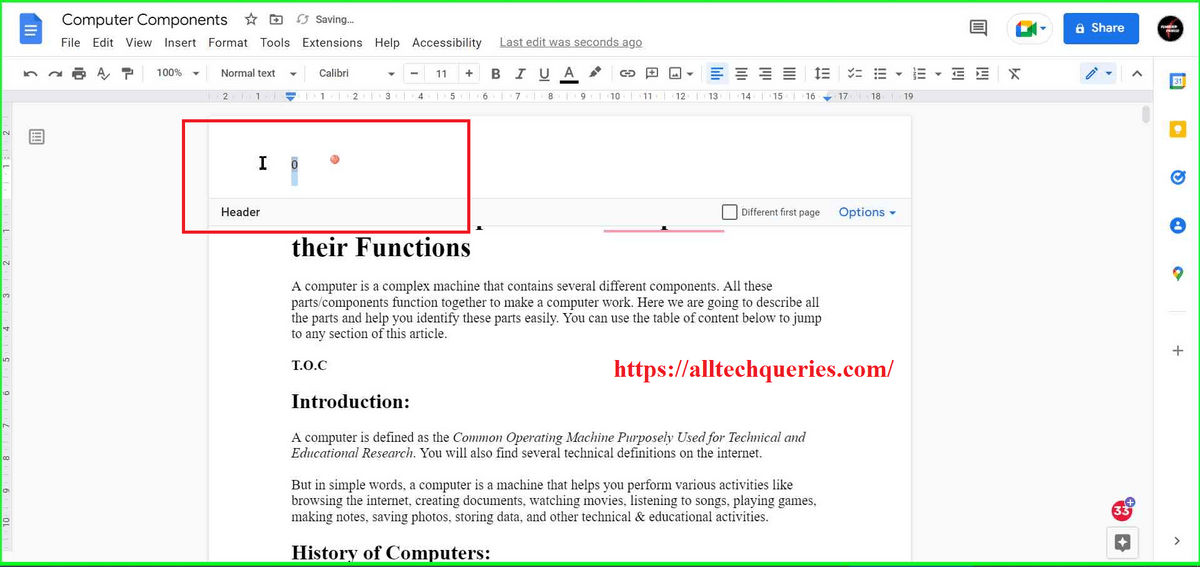 how to add page numbers in google docs, how to add page number in google docs, add page numbers in google docs