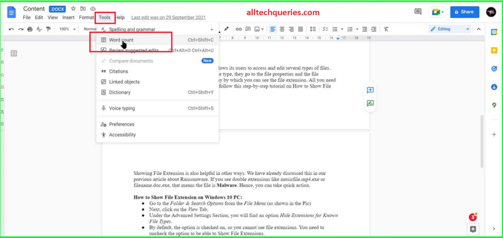 how to see word count on google docs, word count on google docs, how to check word count on google docs, check word count on google docs