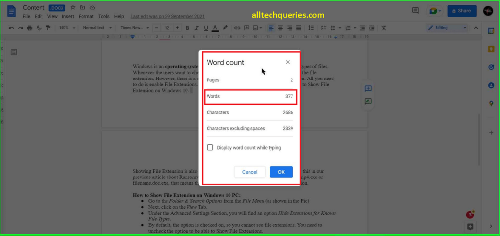 how to see word count on google docs, word count on google docs, how to check word count on google docs, check word count on google docs