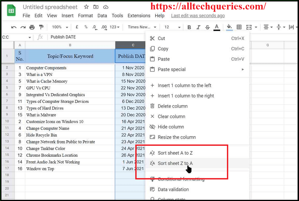 how to sort by date in google sheets, sort by date in google sheets, how to sort in google sheets, sort by date google sheets, how to sort alphabetically in google sheets, how to sort column alphabetically in google sheets