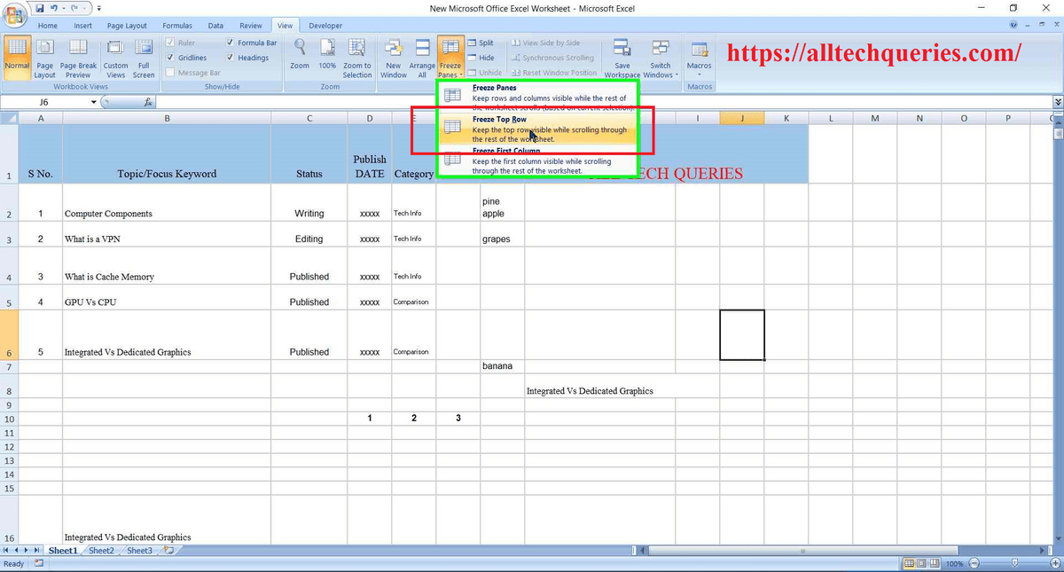 how to freeze top row and first column in excel, excel freeze top row and first column, how to freeze top row in excel, how to freeze first column in excel