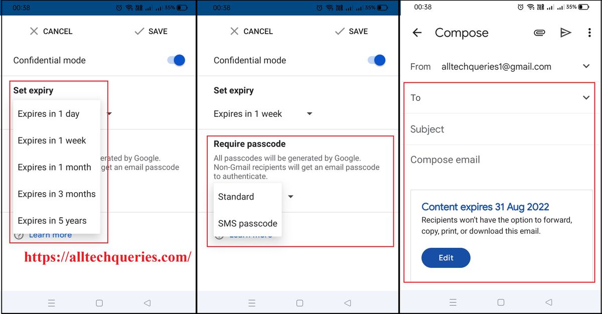 Gmail confidential mode, what is Gmail confidential mode, password protect email Gmail, how to send confidential email in Gmail, how to open confidential email in Gmail