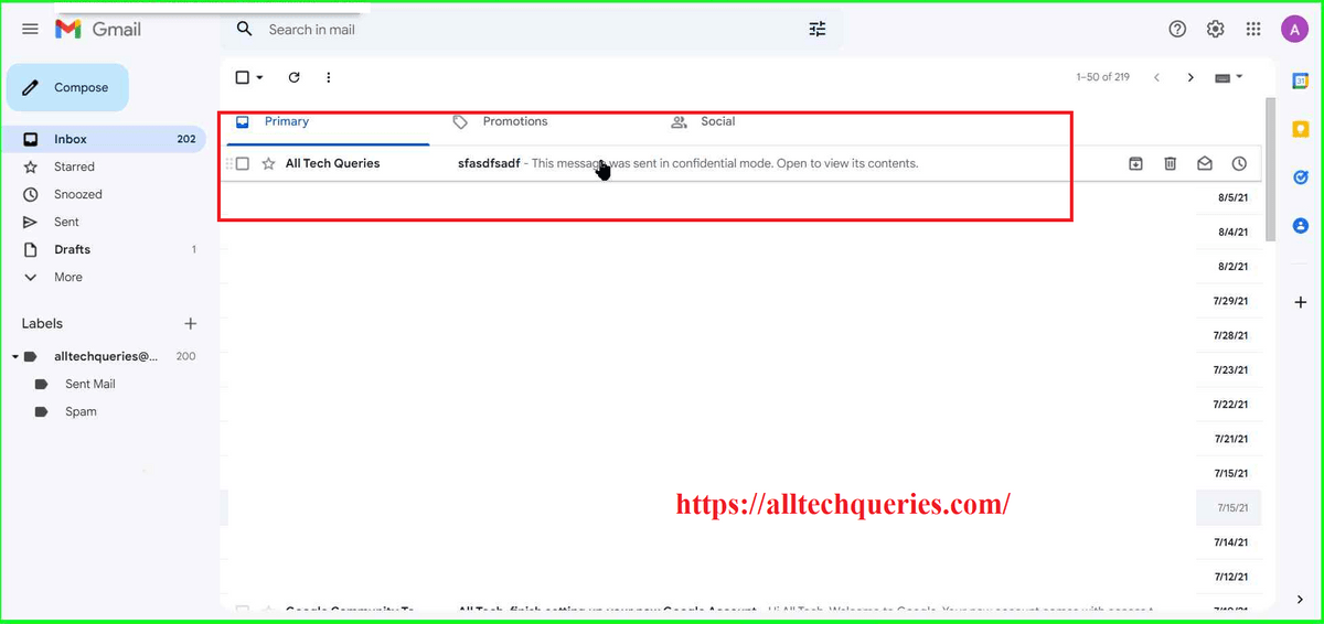 Gmail confidential mode, what is Gmail confidential mode, password protect email Gmail, how to send confidential email in Gmail, how to open confidential email in Gmail