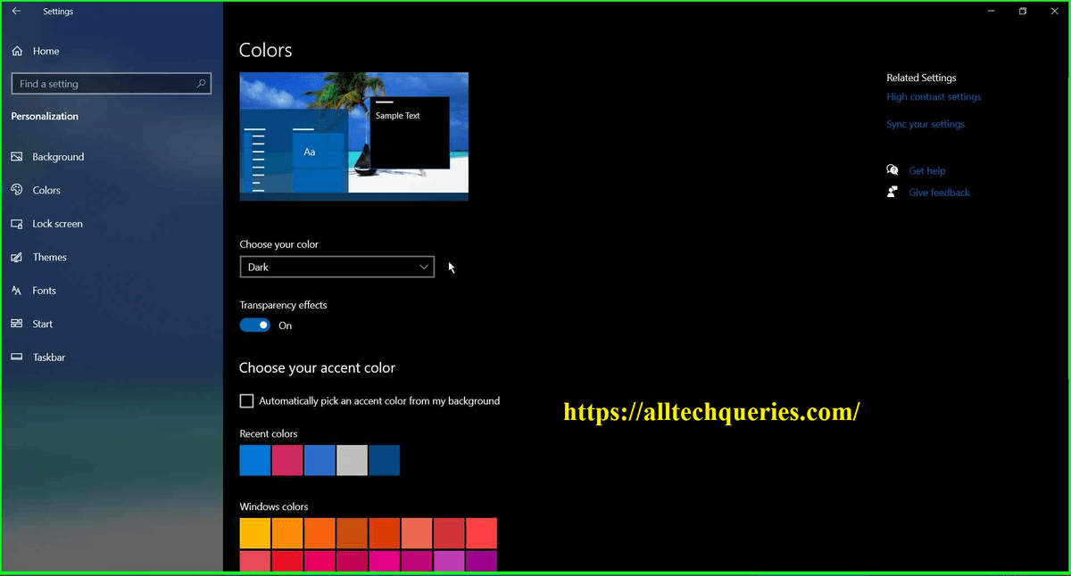 windows 10 dark theme, how to enable windows 10 dark theme, enable windows 10 dark theme, how to change windows to dark theme