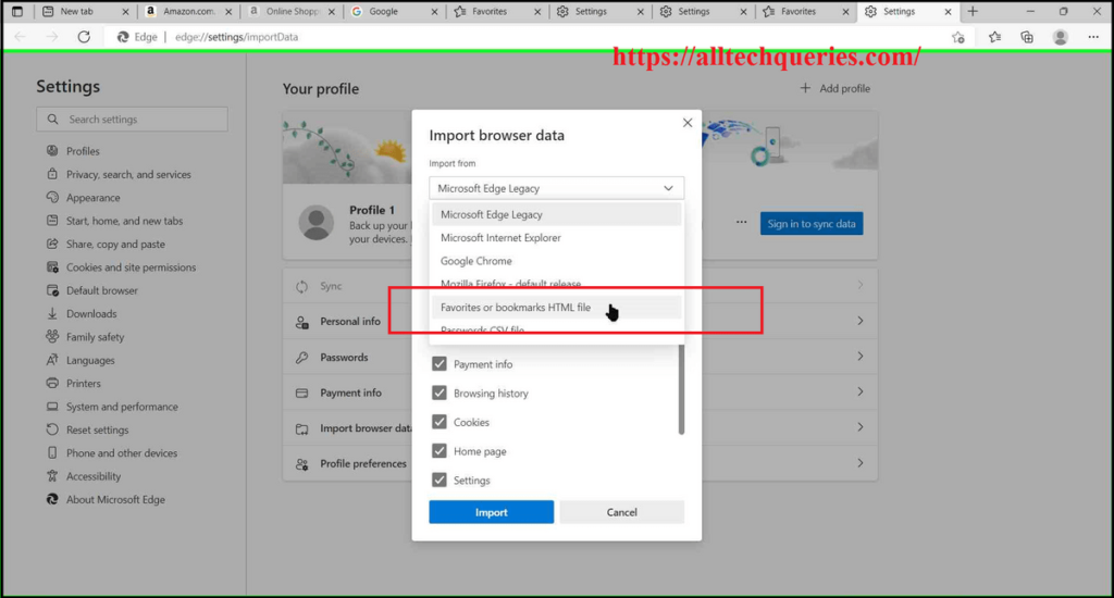 how to export bookmarks from edge, import bookmarks to edge, edge favorites location, export bookmarks edge, import favorites to edge
