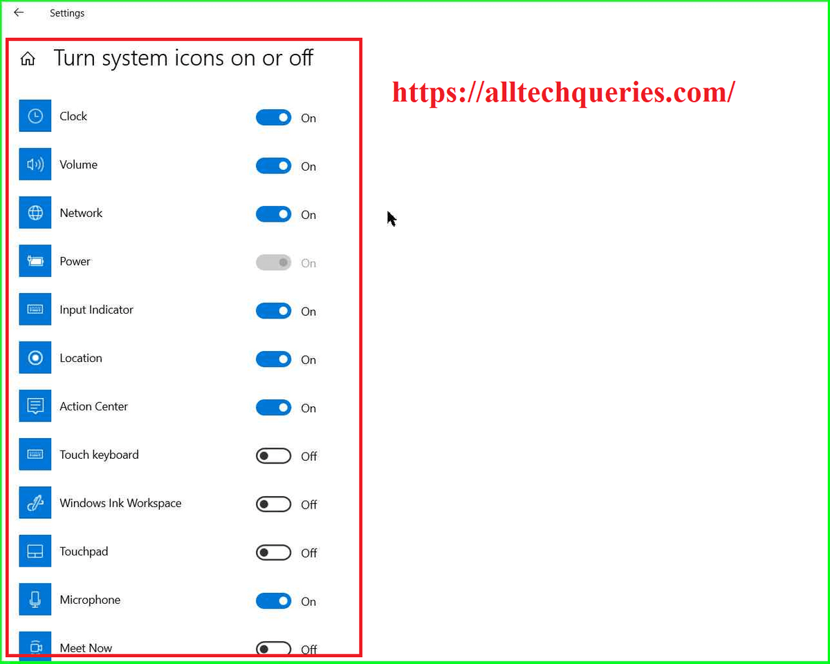 How to Select which icons to show and Hide on Taskbar System Tray Notification Area, icons to show on Taskbar, hide icons from Taskbar, Select which icons appear on Taskbar