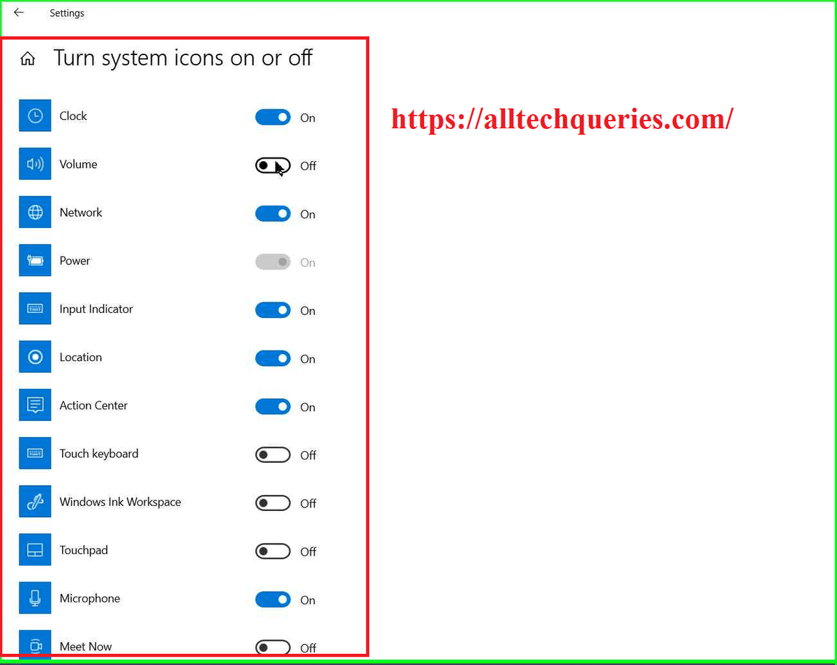 How to Select which icons to show and Hide on Taskbar System Tray Notification Area, icons to show on Taskbar, hide icons from Taskbar, Select which icons appear on Taskbar